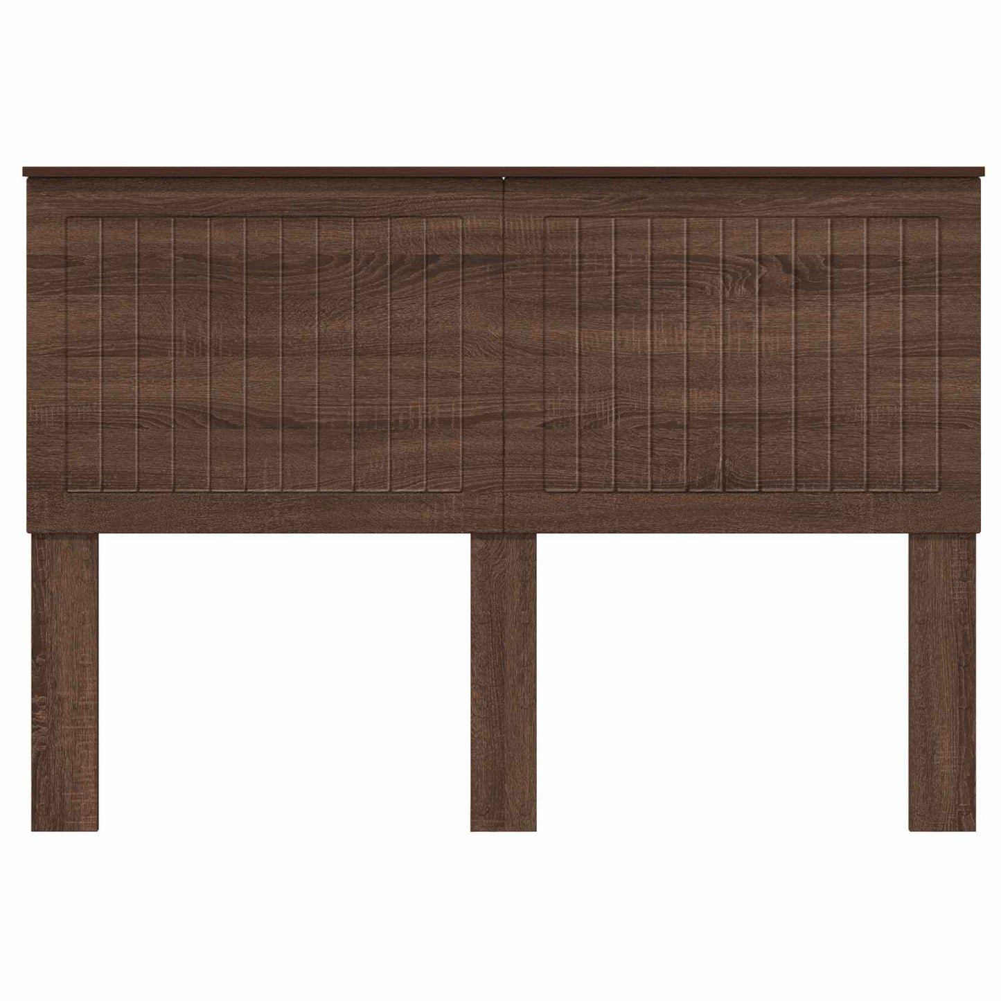 vidaXL Headboard with Headboard Brown Oak 140 cm Engineered wood