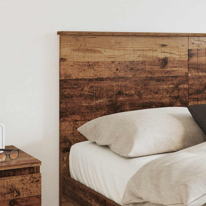 vidaXL Headboard with Headboard Old Wood 140 cm Engineered wood