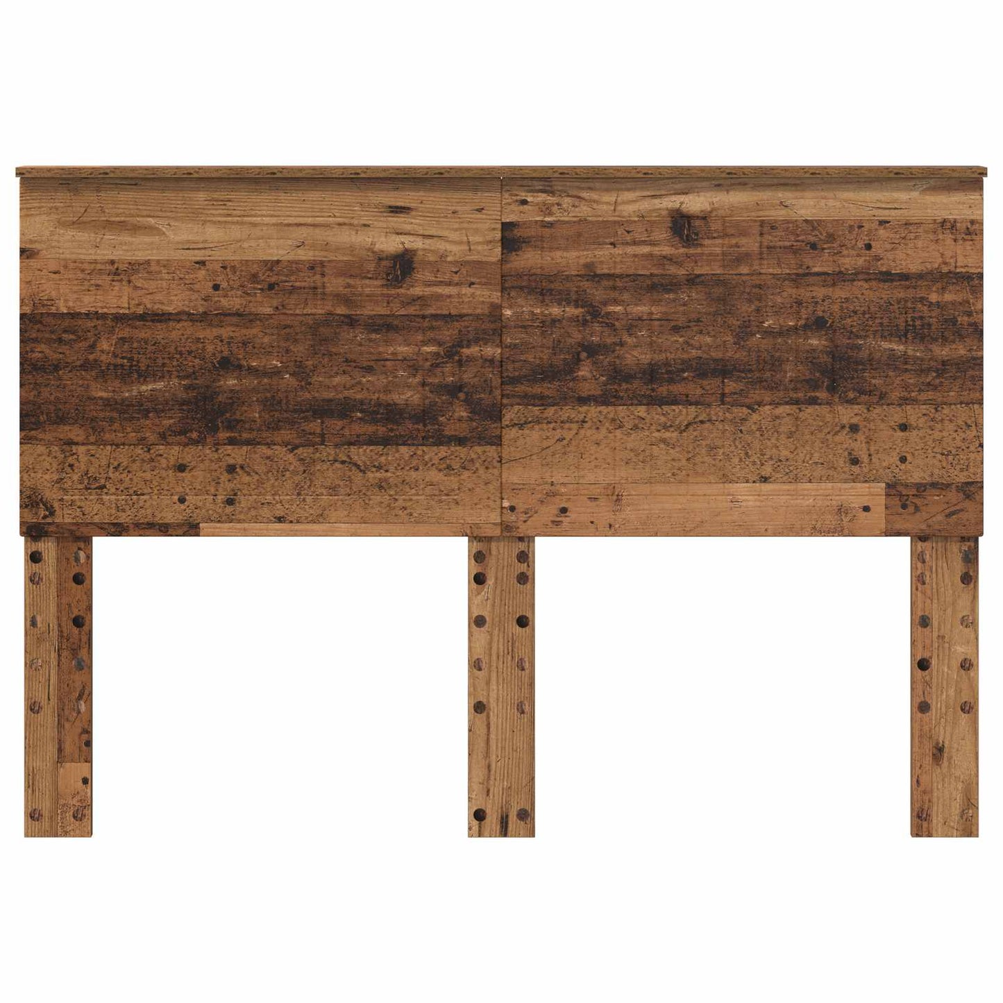 vidaXL Headboard with Headboard Old Wood 140 cm Engineered wood