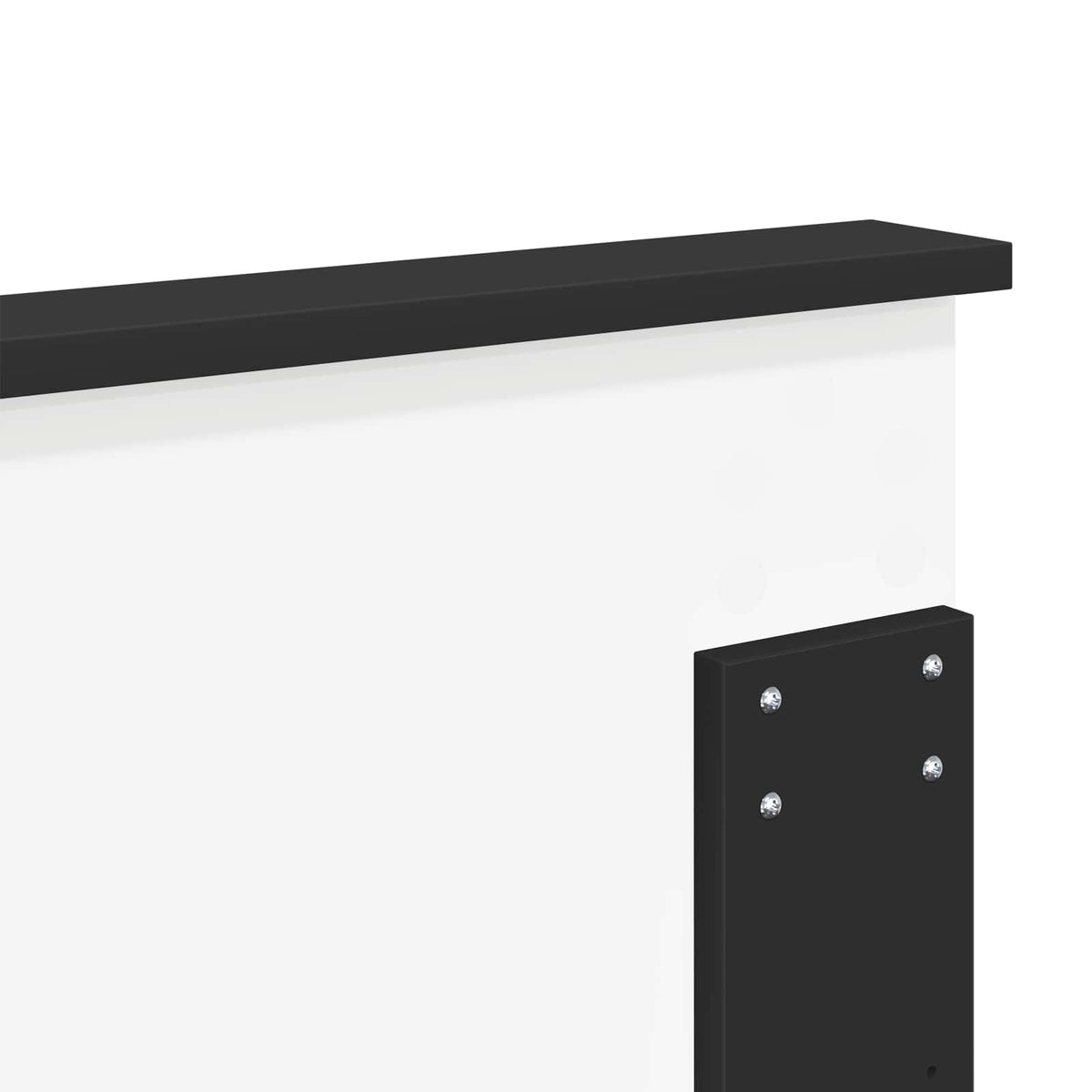 vidaXL Headboard Black Engineered wood