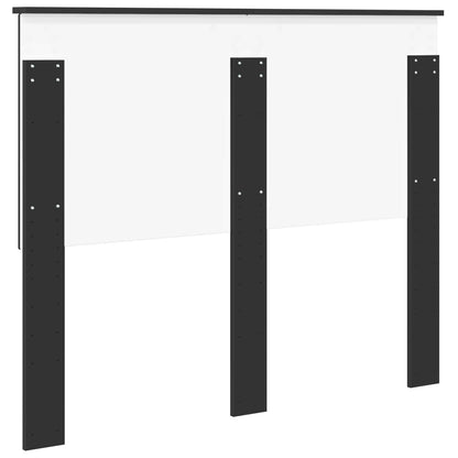 vidaXL Headboard with Headboard Black Oak 135 cm Engineered wood