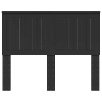 vidaXL Headboard with Headboard Black Oak 135 cm Engineered wood