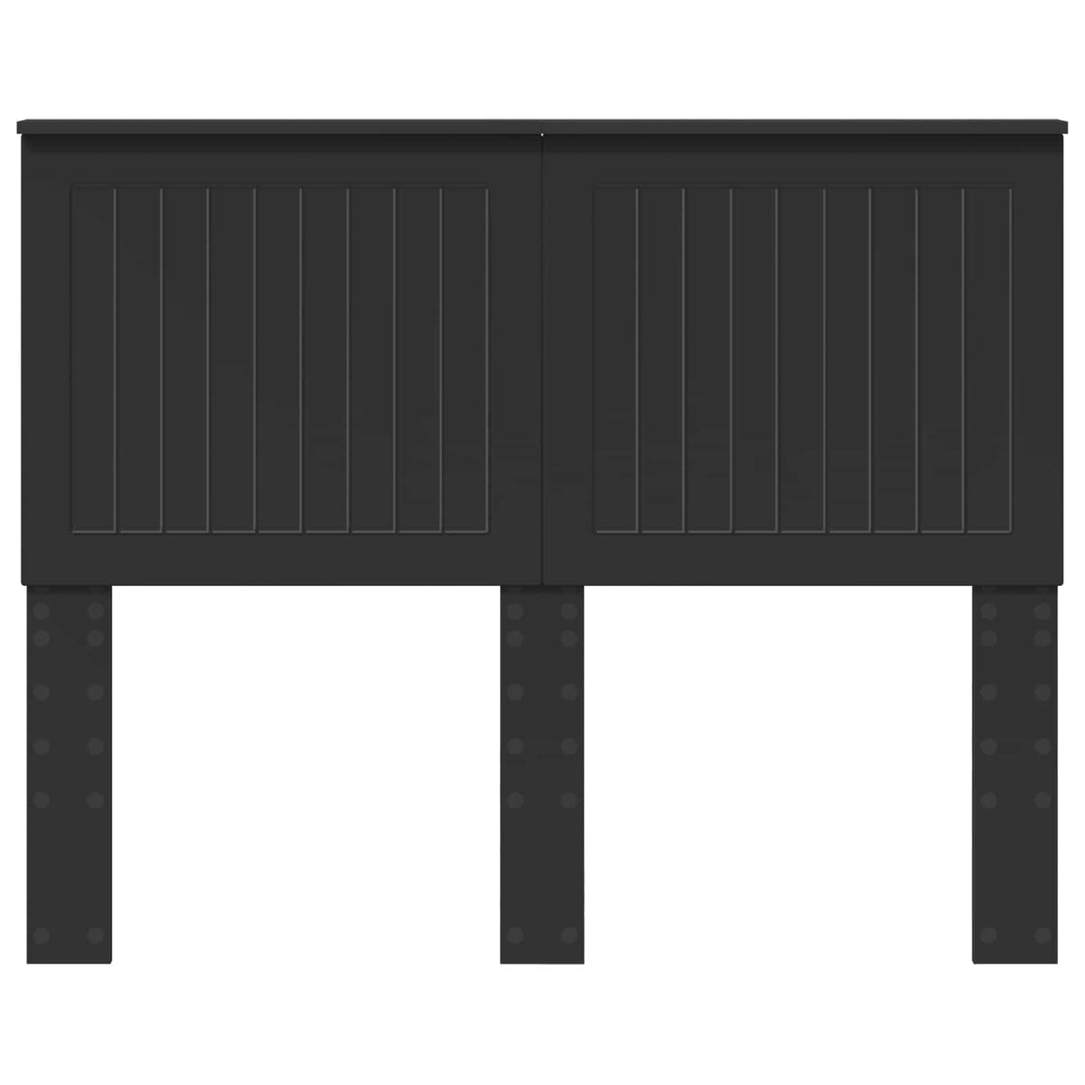 vidaXL Headboard Black Engineered wood