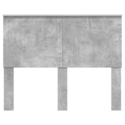 vidaXL Headboard with Headboard Concrete Grey 135 cm Engineered wood