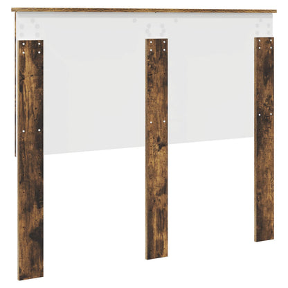 vidaXL Headboard with Headboard Smoked Oak 135 cm Engineered wood