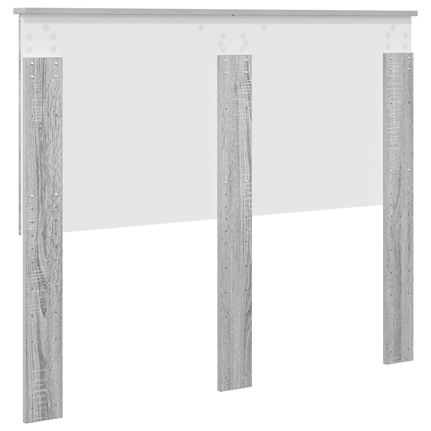 vidaXL Headboard with Headboard Grey Sonoma 135 cm Engineered wood