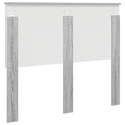 vidaXL Headboard with Headboard Grey Sonoma 135 cm Engineered wood