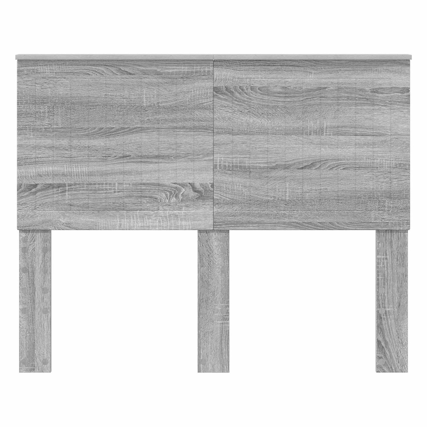 vidaXL Headboard with Headboard Grey Sonoma 135 cm Engineered wood