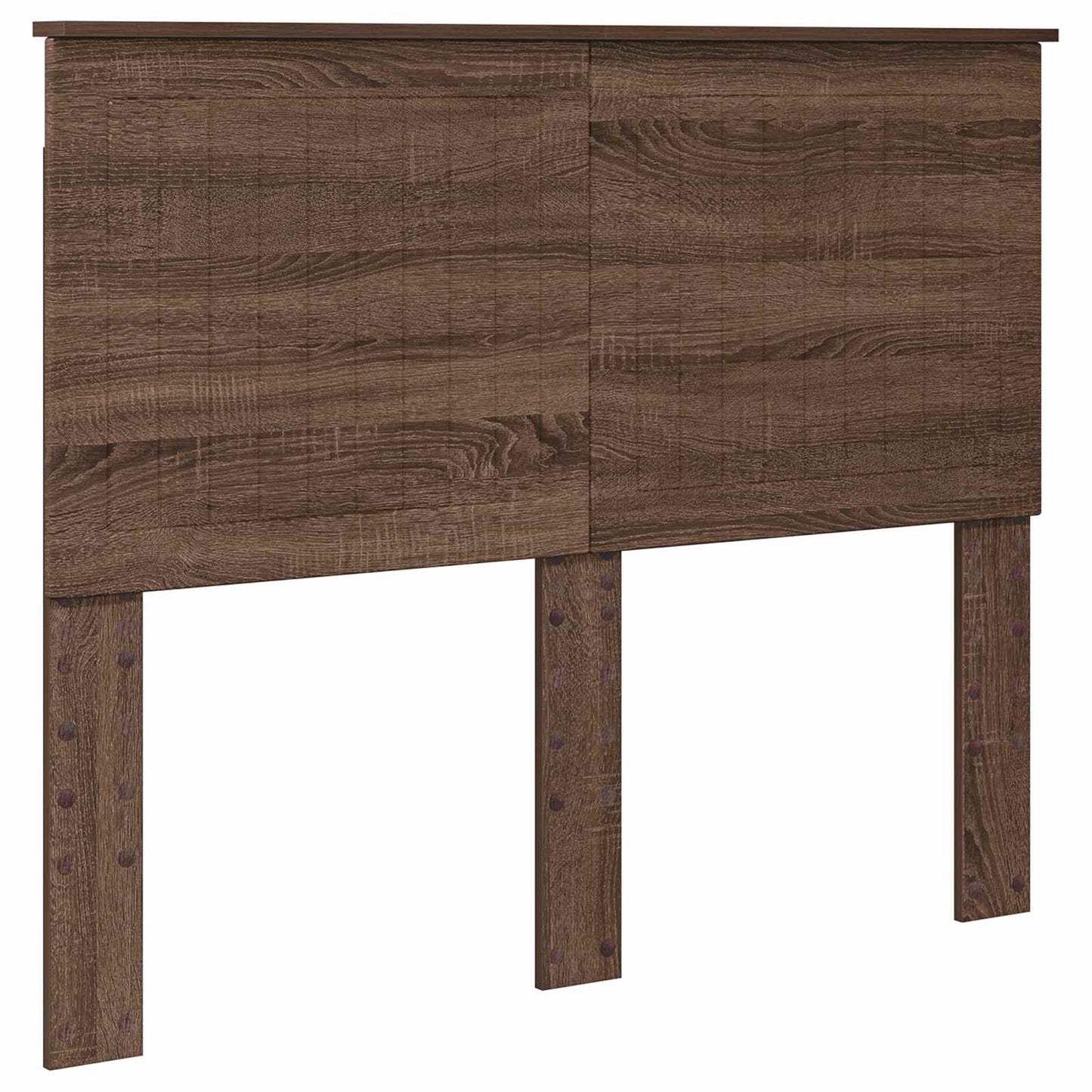 vidaXL Headboard with Headboard Brown Oak 135 cm Engineered wood