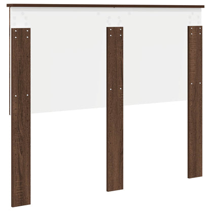 vidaXL Headboard with Headboard Brown Oak 135 cm Engineered wood