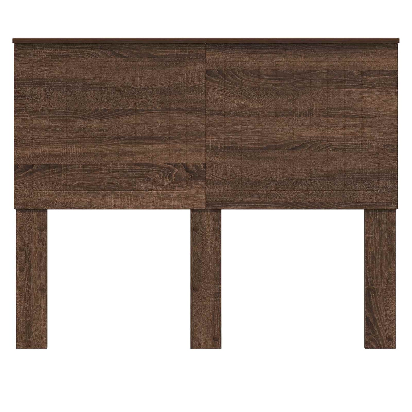vidaXL Headboard with Headboard Brown Oak 135 cm Engineered wood