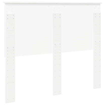 vidaXL Headboard with Headboard White 120 cm Engineered wood