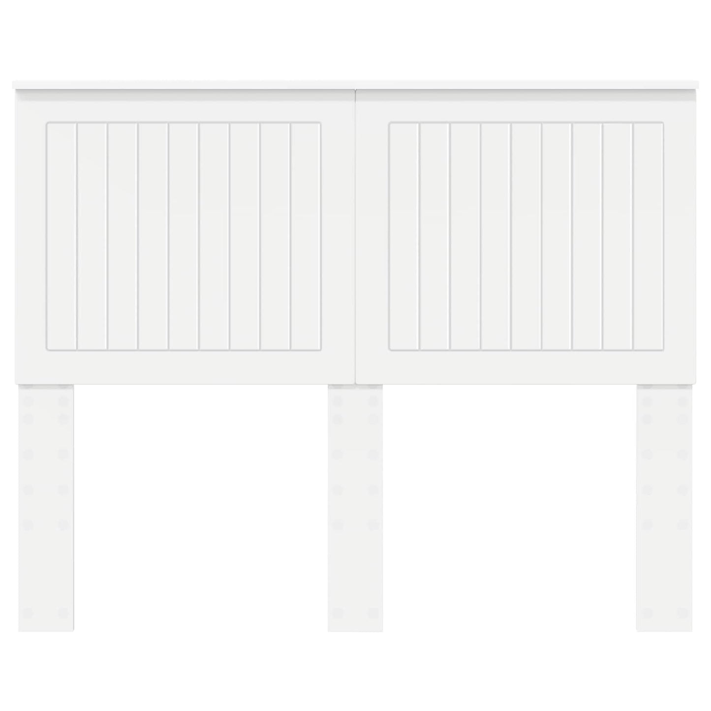 vidaXL Headboard with Headboard White 120 cm Engineered wood