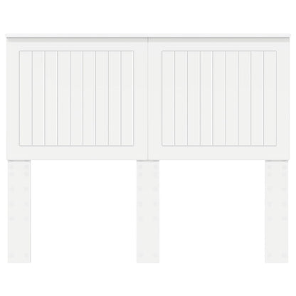 vidaXL Headboard with Headboard White 120 cm Engineered wood