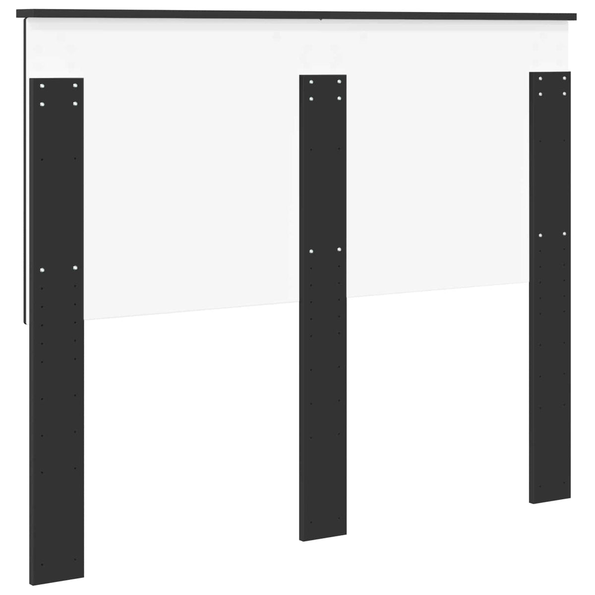 vidaXL Headboard Black Engineered wood