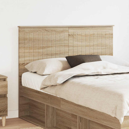 vidaXL Headboard with Headboard Sonoma Oak 120 cm Engineered wood