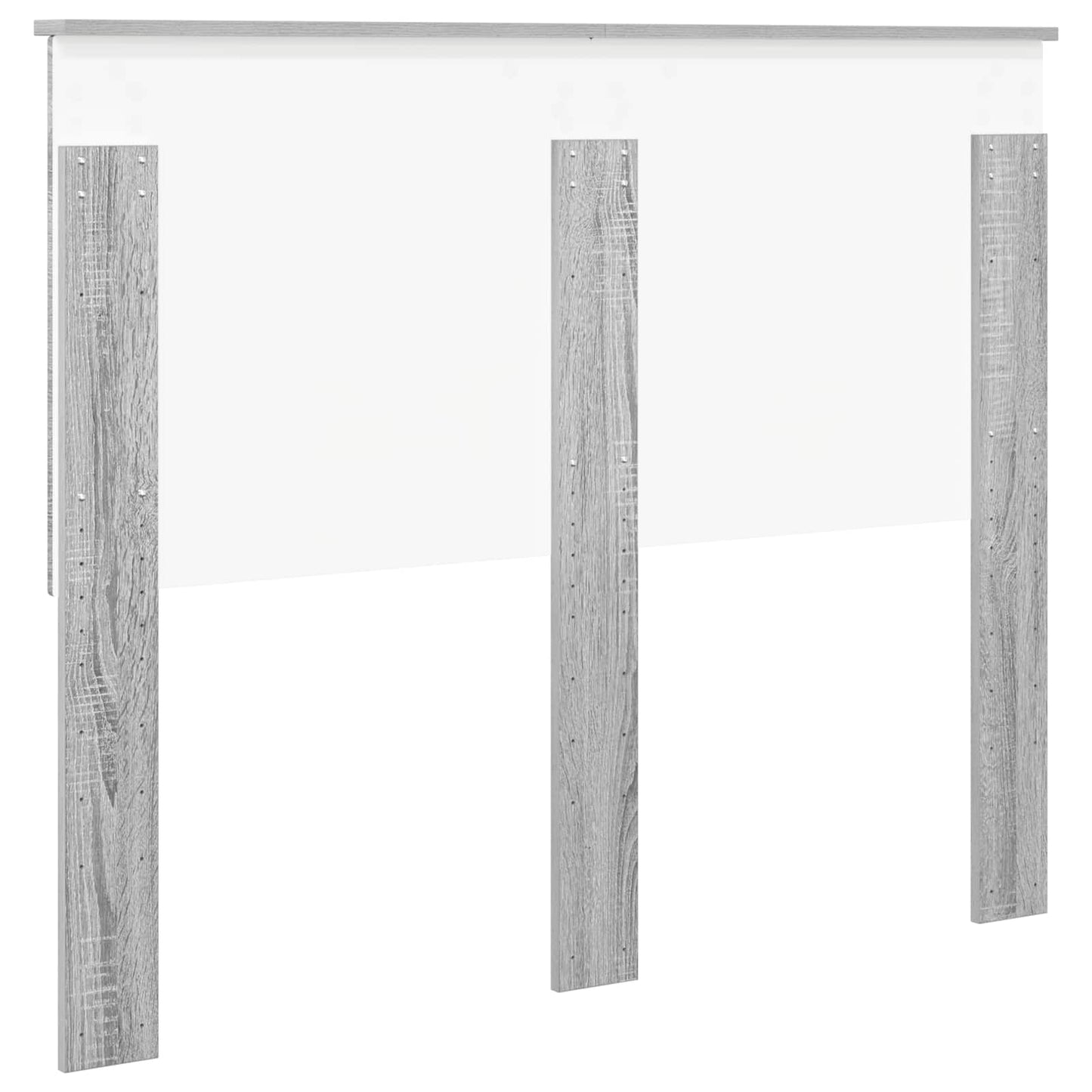 vidaXL Headboard with Headboard Grey Sonoma 120 cm Engineered wood