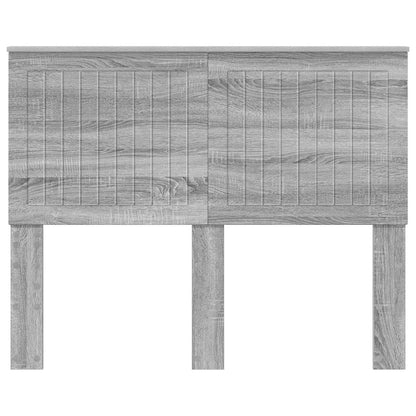 vidaXL Headboard with Headboard Grey Sonoma 120 cm Engineered wood