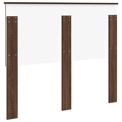 vidaXL Headboard with Headboard Brown Oak 120 cm Engineered wood
