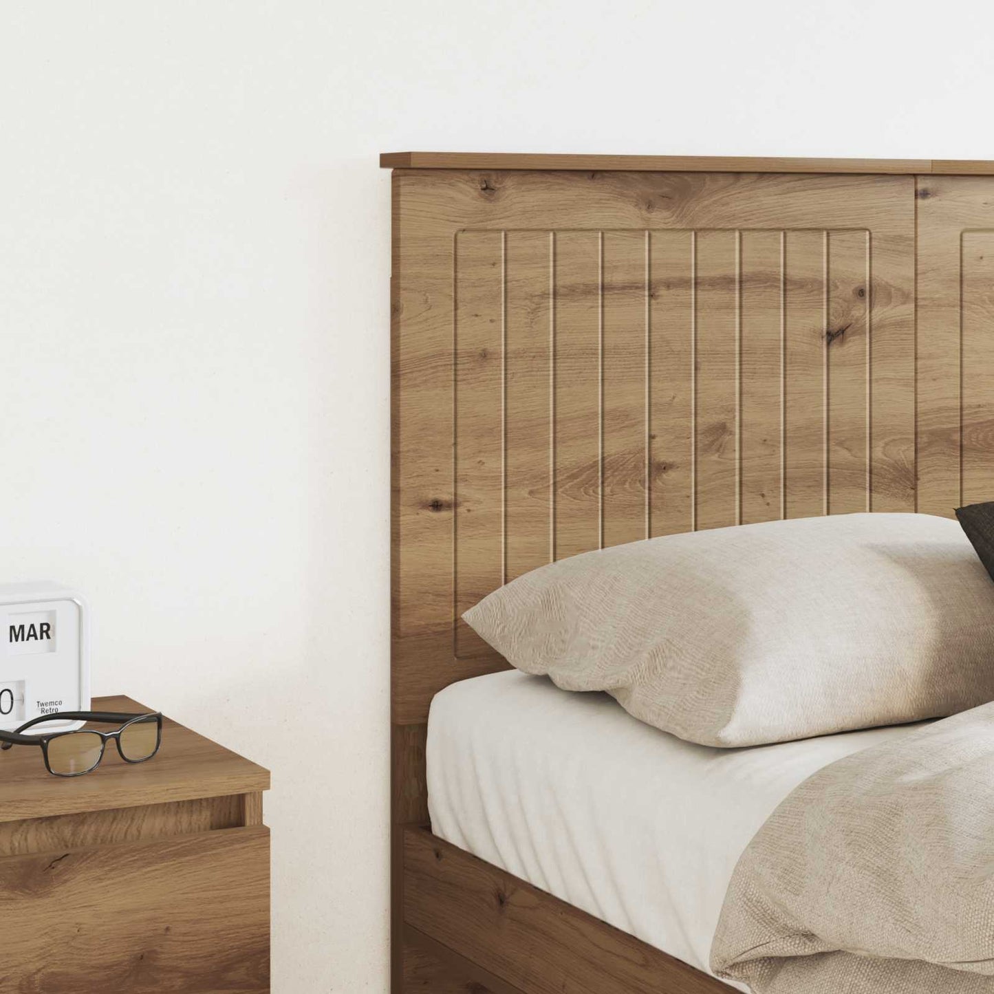 vidaXL Headboard Artisan Oak Engineered wood