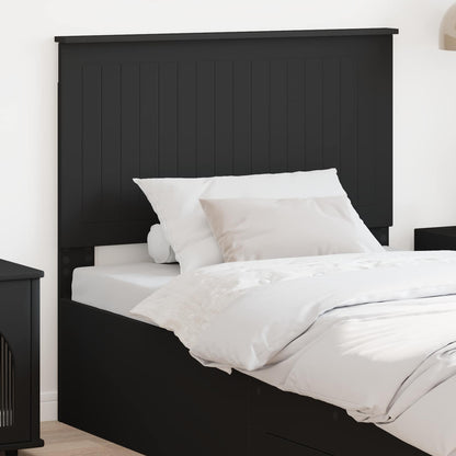 vidaXL Headboard Black Engineered wood