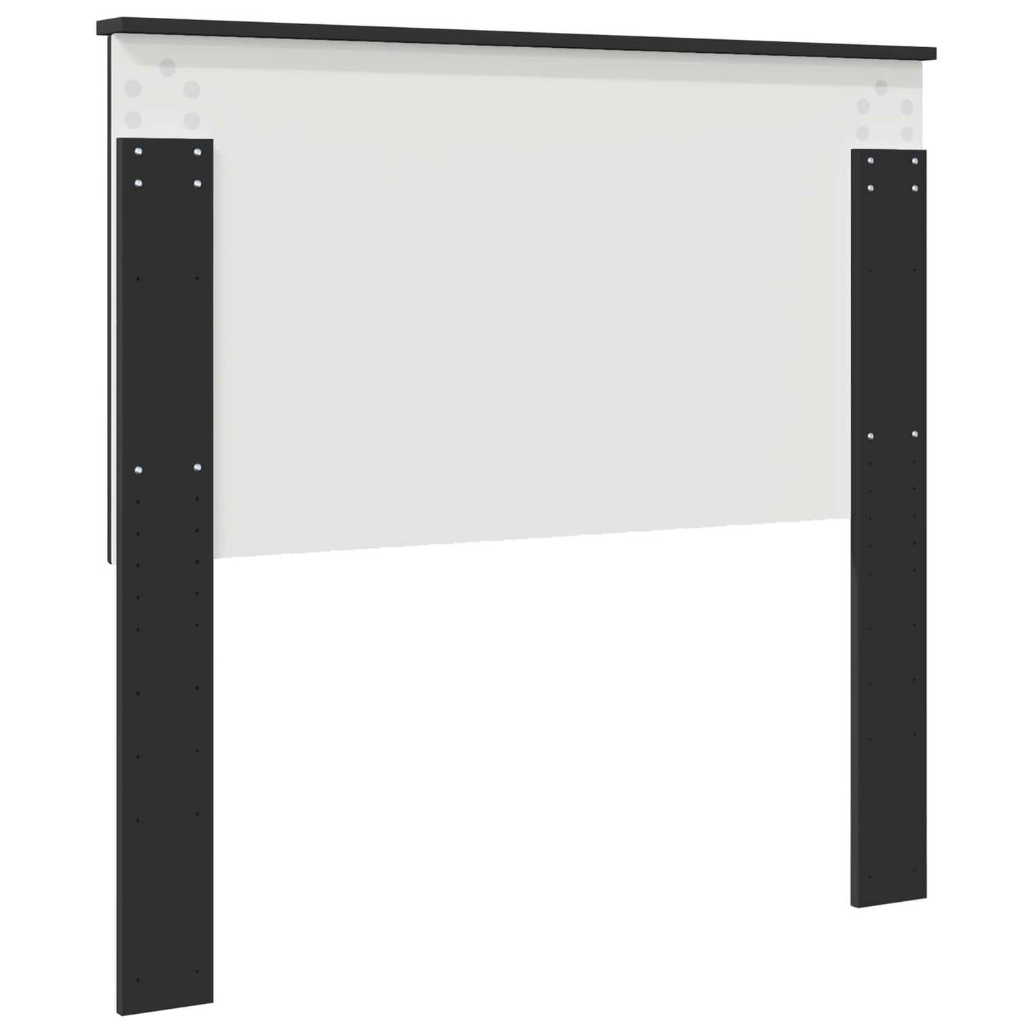 vidaXL Headboard with Headboard Black Oak 100 cm Engineered wood