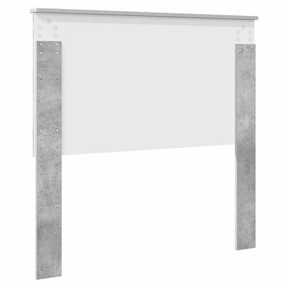 vidaXL Headboard with Headboard Concrete Grey 100 cm Engineered wood