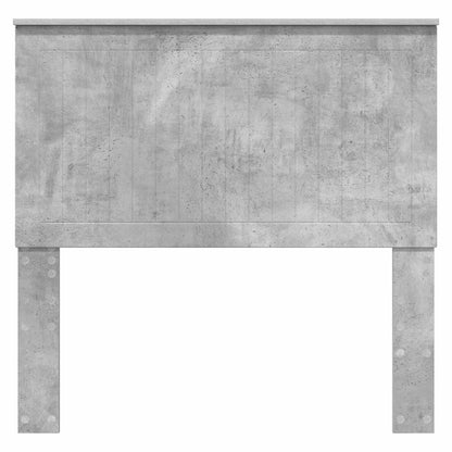 vidaXL Headboard with Headboard Concrete Grey 100 cm Engineered wood