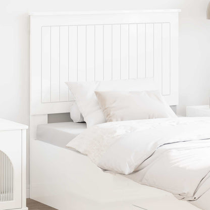 vidaXL Headboard with Headboard Gloss White 100 cm Engineered wood