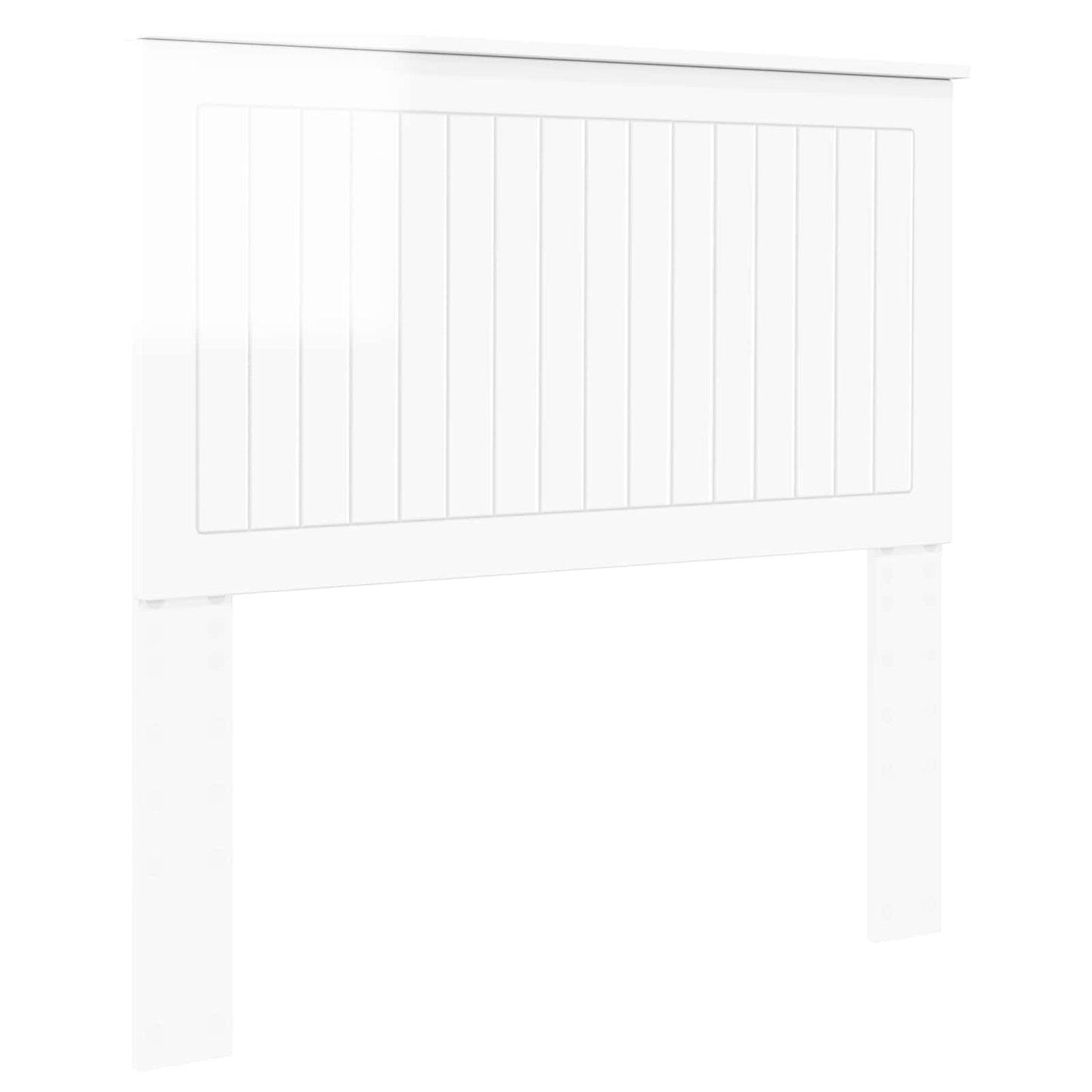 vidaXL Headboard with Headboard Gloss White 100 cm Engineered wood