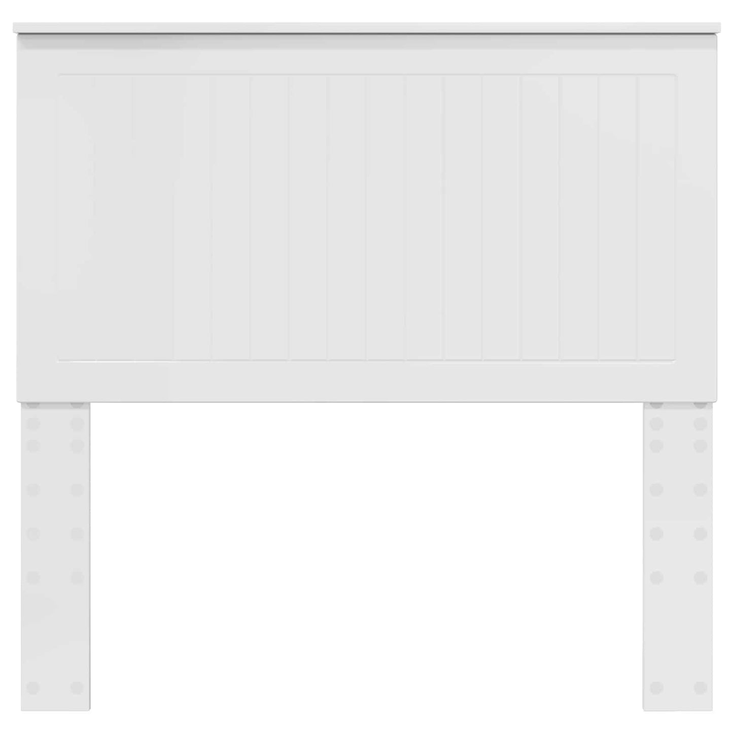 vidaXL Headboard with Headboard Gloss White 100 cm Engineered wood