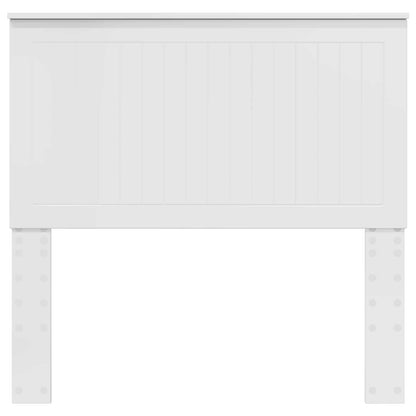 vidaXL Headboard with Headboard Gloss White 100 cm Engineered wood