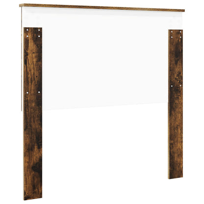 vidaXL Headboard with Headboard Smoked Oak 100 cm Engineered wood