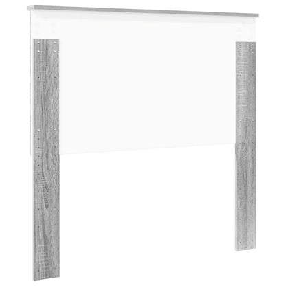 vidaXL Headboard with Headboard Grey Sonoma 100 cm Engineered wood