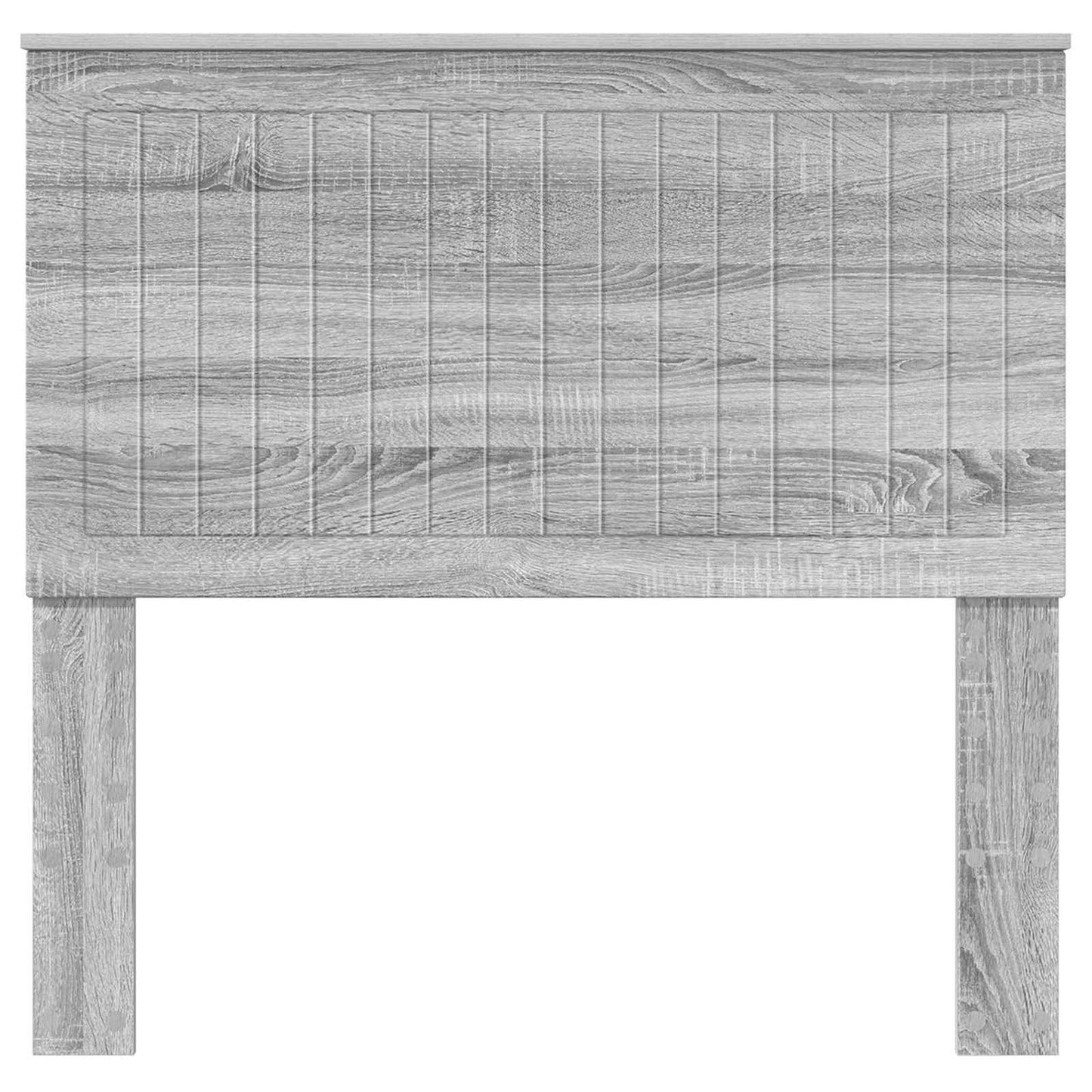 vidaXL Headboard with Headboard Grey Sonoma 100 cm Engineered wood