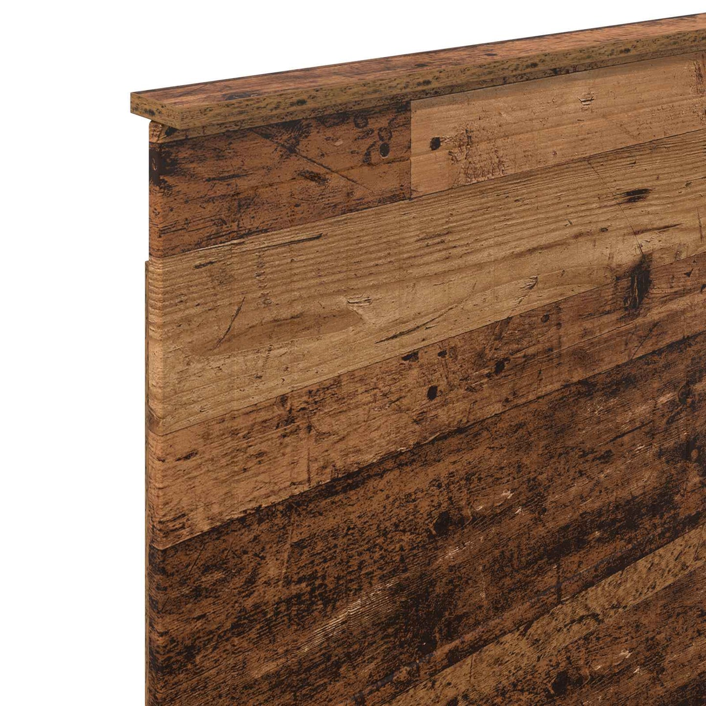 vidaXL Headboard with Headboard Old Wood 100 cm Engineered wood