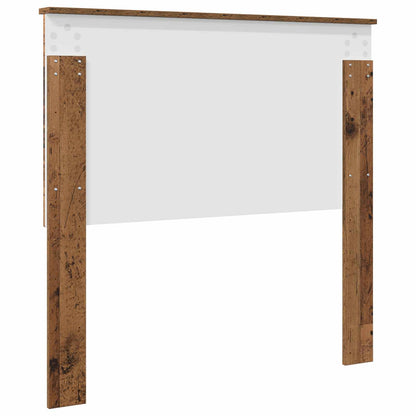 vidaXL Headboard with Headboard Old Wood 100 cm Engineered wood