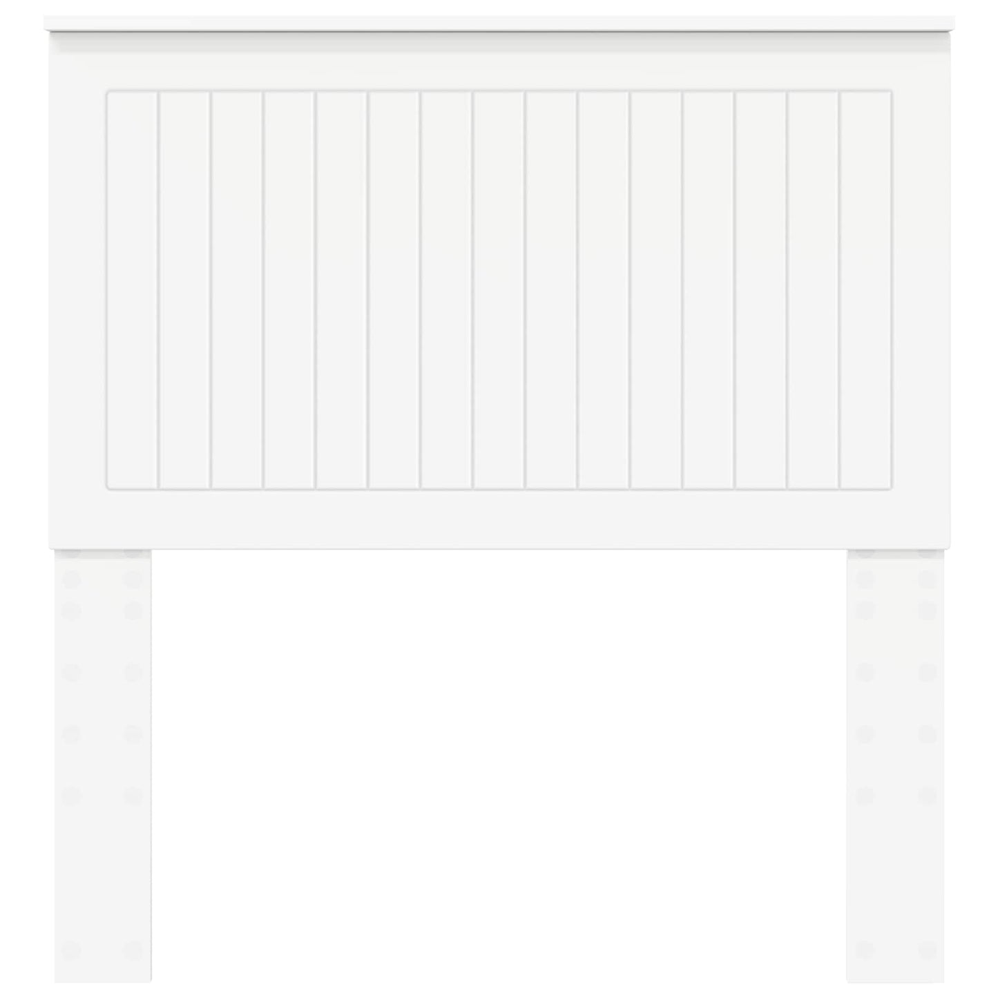 vidaXL Headboard with Headboard White 90 cm Engineered wood