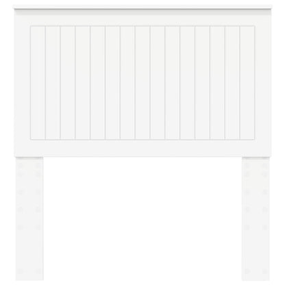 vidaXL Headboard with Headboard White 90 cm Engineered wood