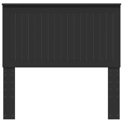 vidaXL Headboard with Headboard Black Oak 90 cm Engineered wood