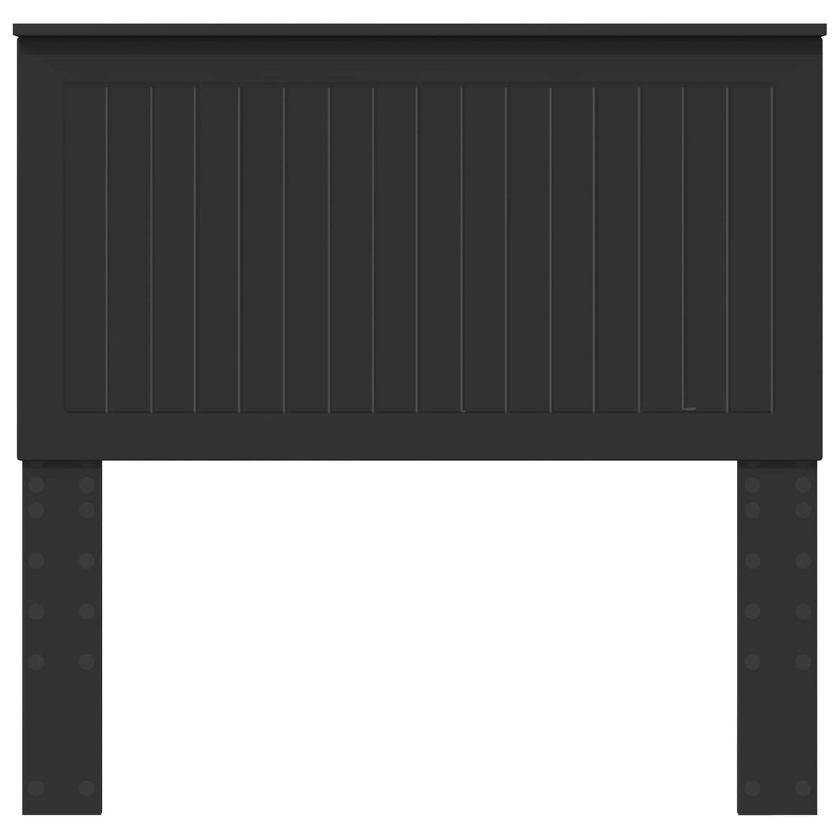 vidaXL Headboard Black Engineered wood