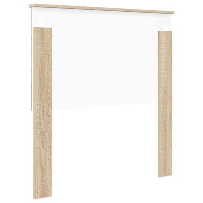 vidaXL Headboard with Headboard Sonoma Oak 90 cm Engineered wood