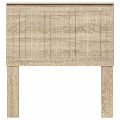 vidaXL Headboard with Headboard Sonoma Oak 90 cm Engineered wood