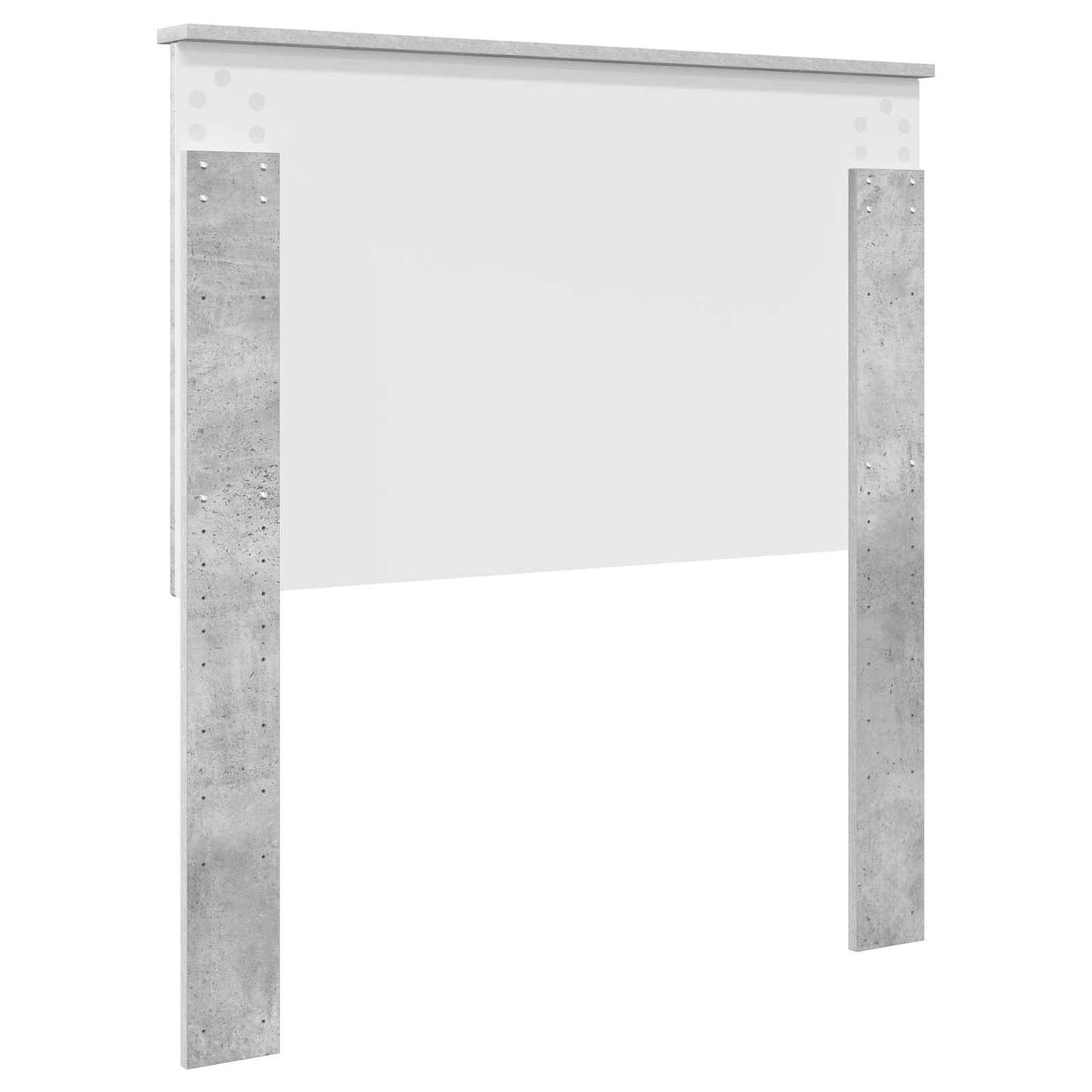 vidaXL Headboard with Headboard Concrete Grey 90 cm Engineered wood