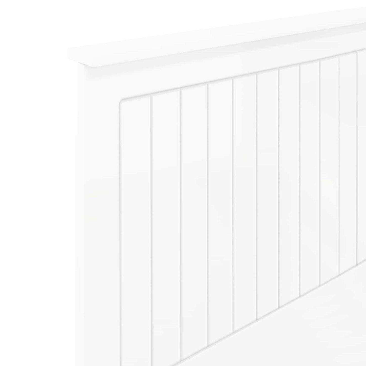 vidaXL Headboard with Headboard Gloss White 90 cm Engineered wood