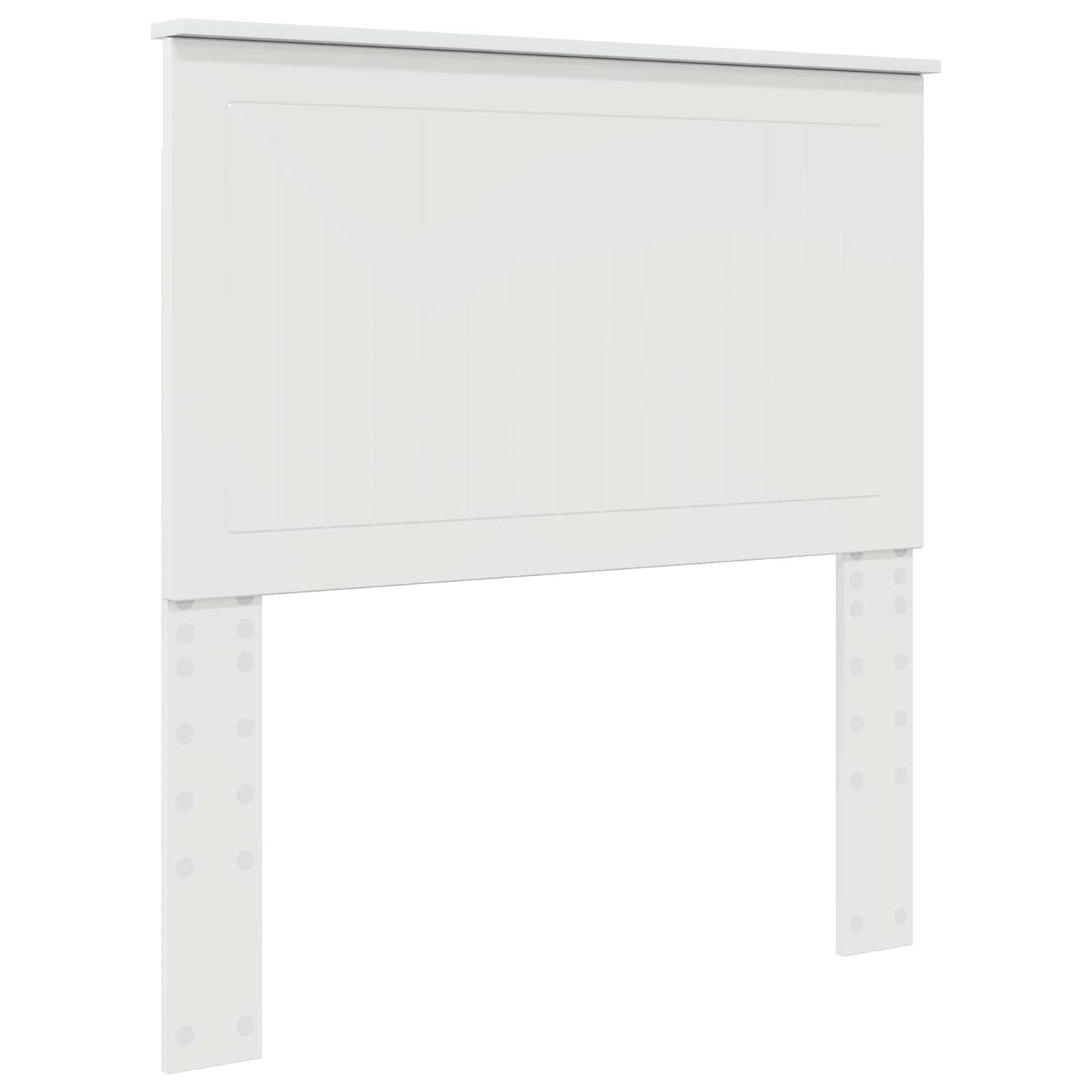 vidaXL Headboard with Headboard Gloss White 90 cm Engineered wood