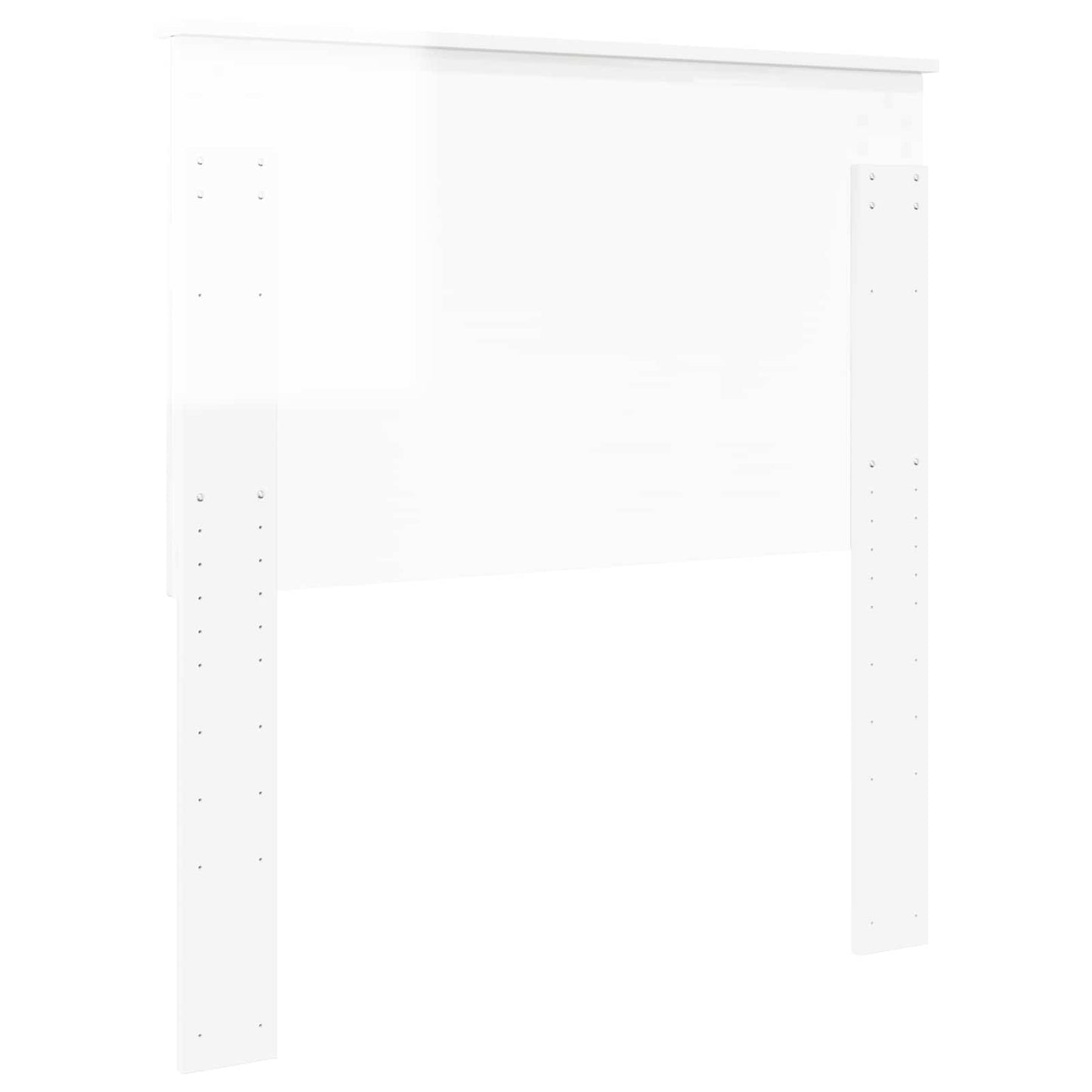 vidaXL Headboard with Headboard Gloss White 90 cm Engineered wood