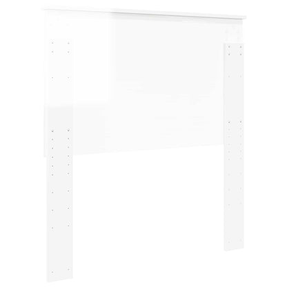 vidaXL Headboard with Headboard Gloss White 90 cm Engineered wood