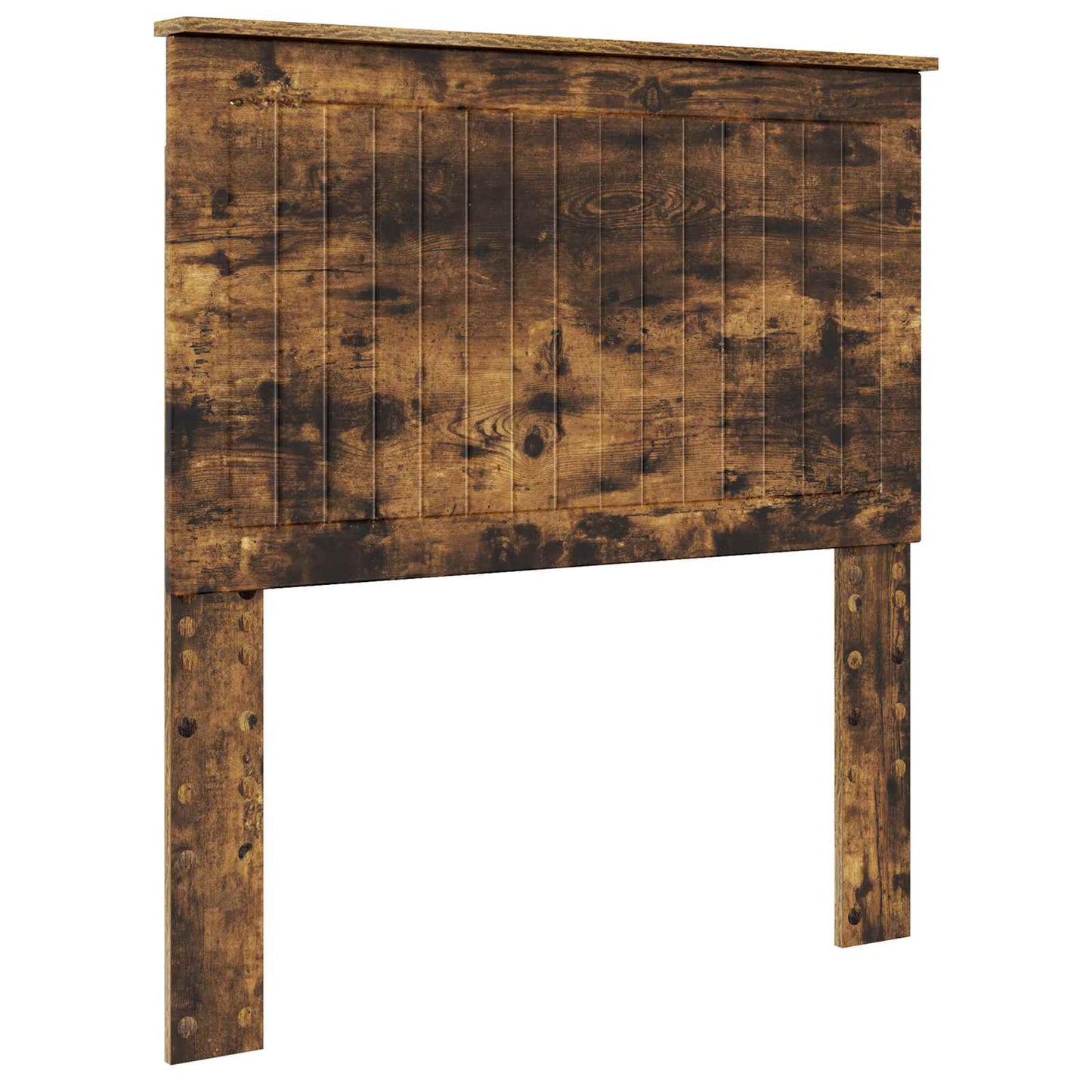 vidaXL Headboard with Headboard Smoked Oak 90 cm Engineered wood