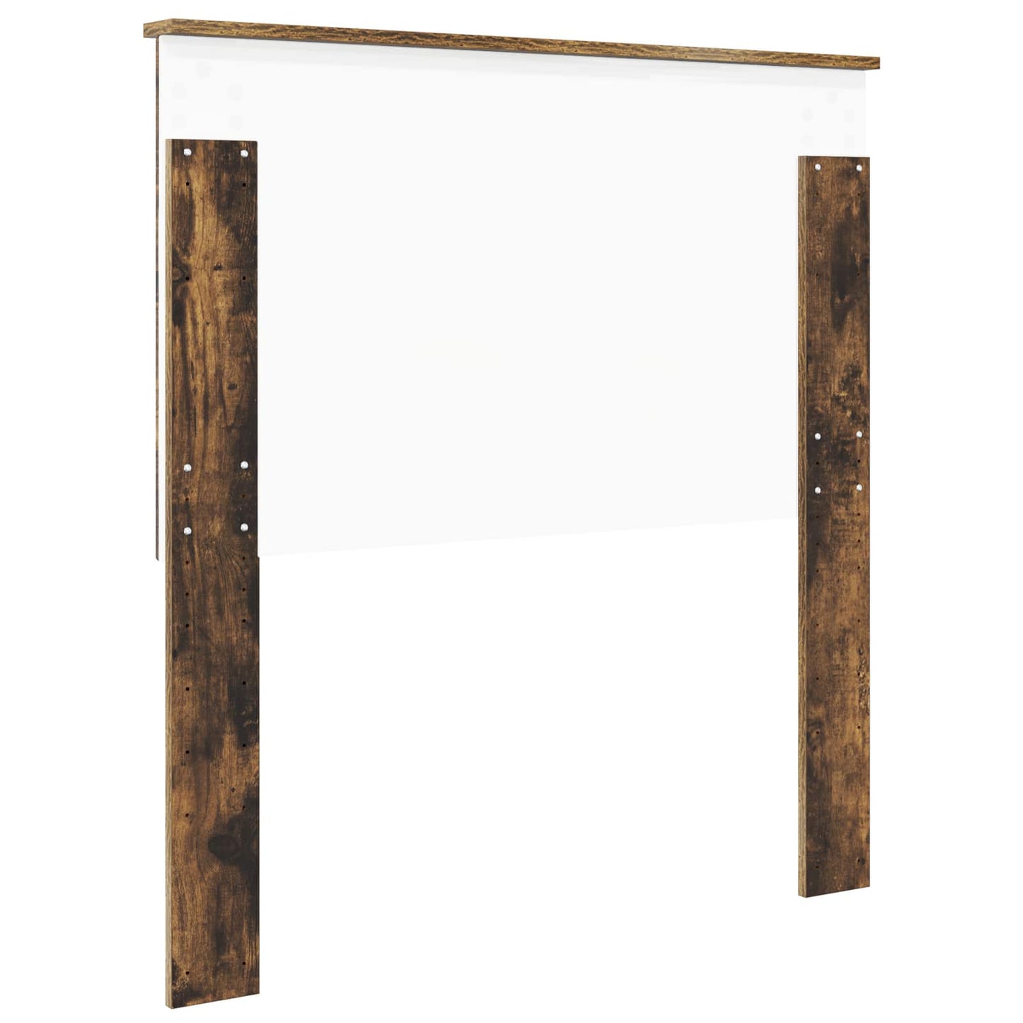 vidaXL Headboard with Headboard Smoked Oak 90 cm Engineered wood